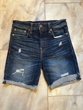 American Eagle Outfitters Dark Blue Denim Shorts size 26